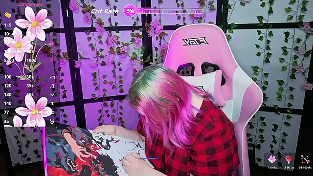 Snapshot of kitsune_little chatting on 03.27.26 kitsune little online show from 03.27.26