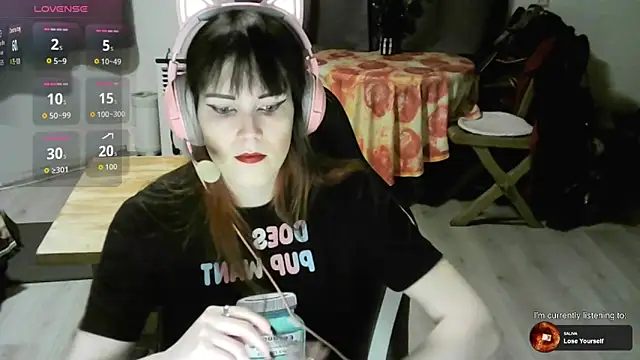 Snapshot of Samanteased chatting on 02.28.26 Samanteased online show from 02.28.26