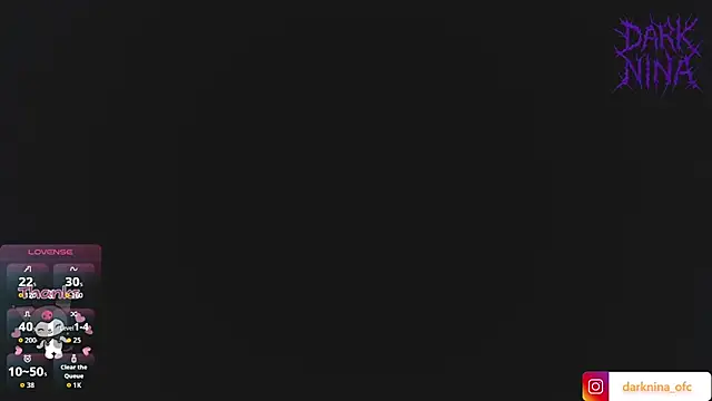 dark nina   online show from 03.27.26