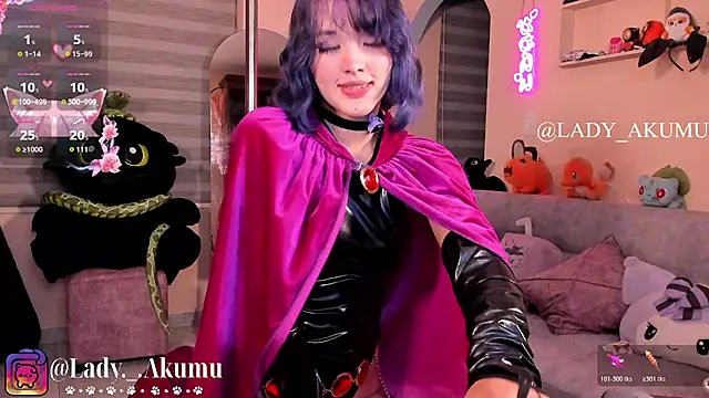 LadyAkumu online show from 07.02.26