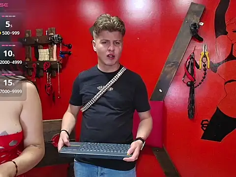 Justiin and brianna BDSM online show from 04.06.26