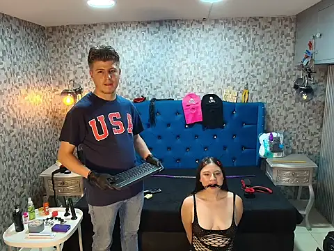 Justiin and brianna BDSM online show from 04.15.26