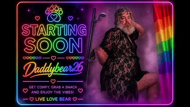 Snapshot of Daddybear26 chatting on 06.30.26 Daddybear26 online show from 06.30.26