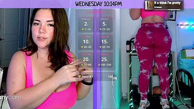 MilaValentina online show from 01.23.25