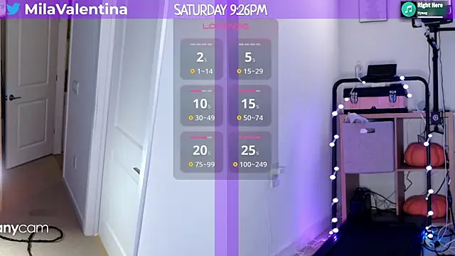 MilaValentina online show from 02.09.25