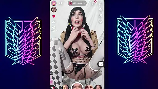 Snapshot of Judig chatting on 02.14.25 Judig online show from 02.14.25