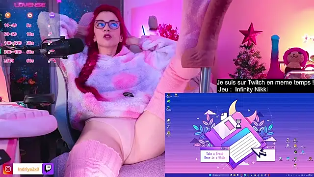 Snapshot of Indriya2x0 chatting on 02.17.25 Indriya2x0 online show from 02.17.25