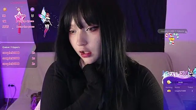 KuroChan420 online show from 01.16.25