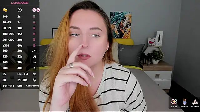 Snapshot of BabeLessi chatting on 11.02.25 BabeLessi online show from 11.02.25