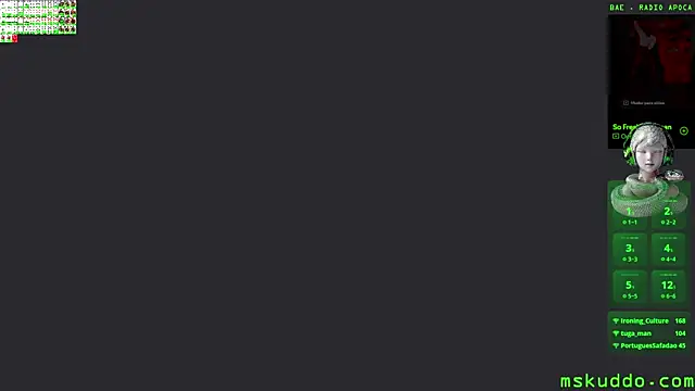 Snapshot of mskuddo chatting on 12.13.24 mskuddo online show from 12.13.24