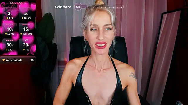 Snapshot of CindySw chatting on 10.25.25 CindySw online show from 10.25.25