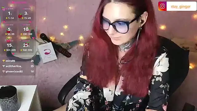 Ginger Stay online show from 02.06.25