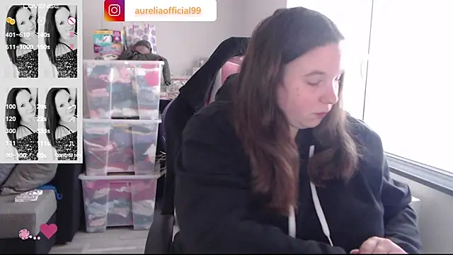 Snapshot of AureliaWinter chatting on 02.20.26 AureliaWinter online show from 02.20.26