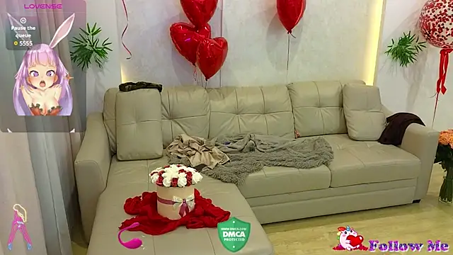 Snapshot of Rabbits_couplee chatting on 02.10.25 Rabbits couplee online show from 02.10.25