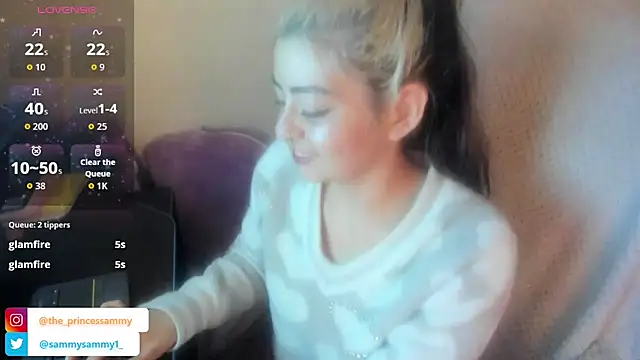 Sammysammy  online show from 06.18.26