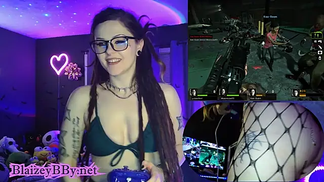 Snapshot of BlaizeyBBy chatting on 01.10.25 BlaizeyBBy online show from 01.10.25