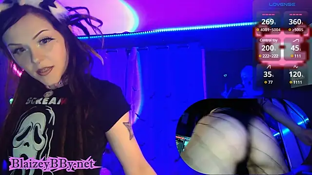 Snapshot of BlaizeyBBy chatting on 01.29.25 BlaizeyBBy online show from 01.29.25