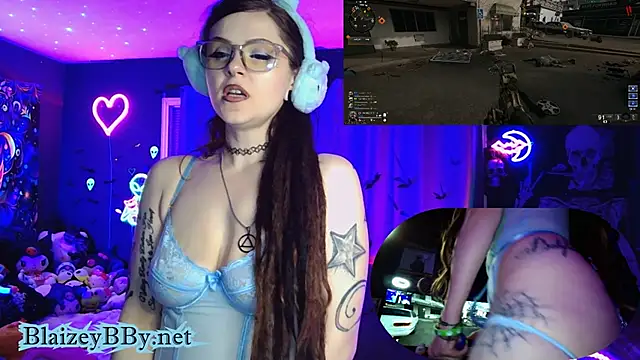 Snapshot of BlaizeyBBy chatting on 03.08.25 BlaizeyBBy online show from 03.08.25