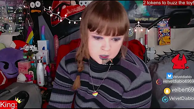 VelvetDiablo online show from 01.23.25