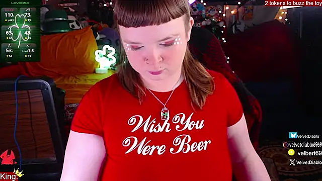 VelvetDiablo online show from 03.11.25