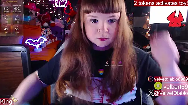 VelvetDiablo online show from 09.09.25