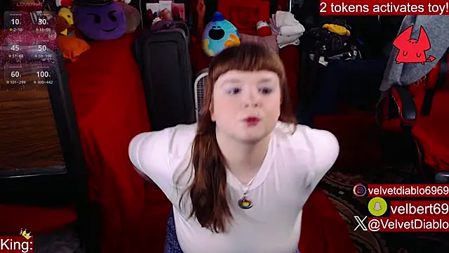 VelvetDiablo online show from 01.15.26