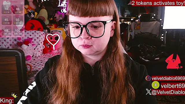 VelvetDiablo online show from 02.19.26