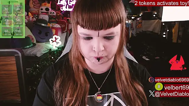 VelvetDiablo online show from 02.25.26