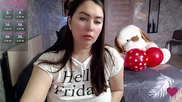 Snapshot of Korolek12 chatting on 02.14.25 Korolek12 online show from 02.14.25