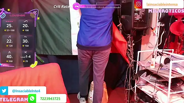 LaInsaciableIntensa online show from 03.20.26