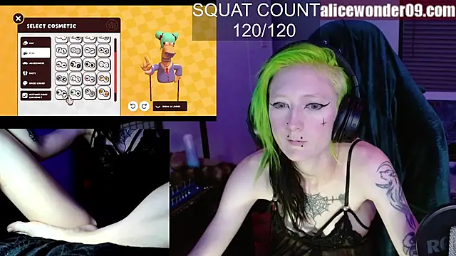 alicewonder09 online show from 10.12.25