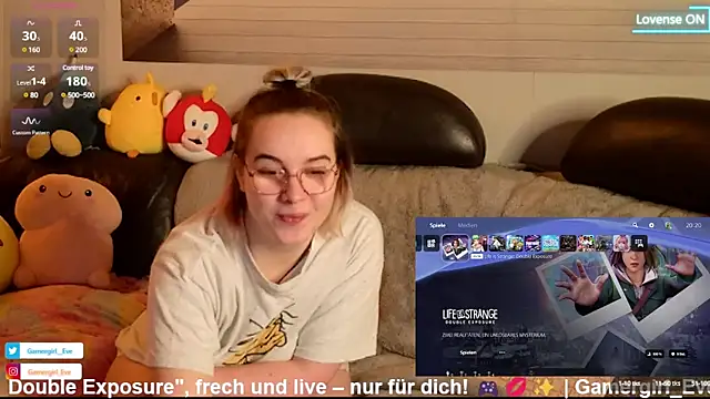 Snapshot of GamerGirl_Eve chatting on 01.28.25 GamerGirl Eve online show from 01.28.25