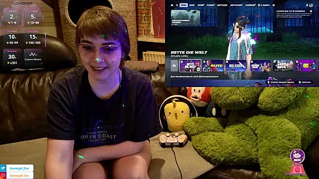 Snapshot of GamerGirl_Eve chatting on 10.02.25 GamerGirl Eve online show from 10.02.25