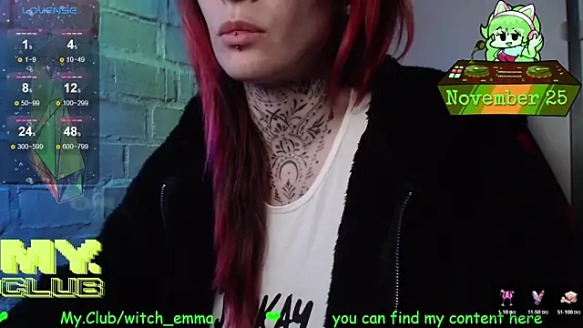 Witch Emma online show from 11.25.25