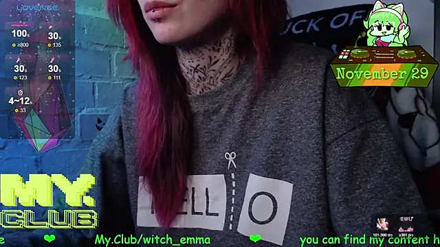 Witch Emma online show from 11.29.25