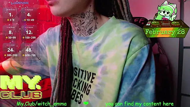 Witch Emma online show from 02.28.26