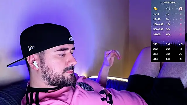 Snapshot of DominantTheo chatting on 01.19.25 DominantTheo online show from 01.19.25