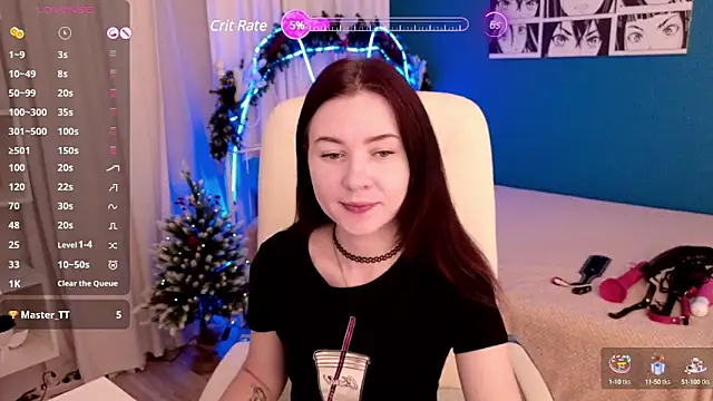 Snapshot of LissMoon chatting on 12.28.24 LissMoon online show from 12.28.24
