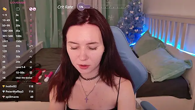Snapshot of LissMoon chatting on 12.29.24 LissMoon online show from 12.29.24