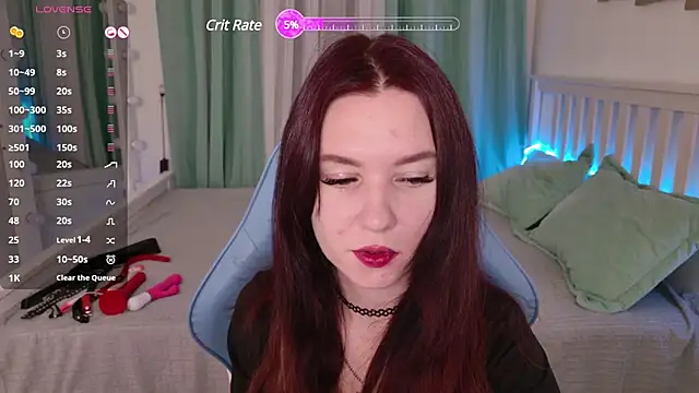 Snapshot of LissMoon chatting on 01.17.25 LissMoon online show from 01.17.25