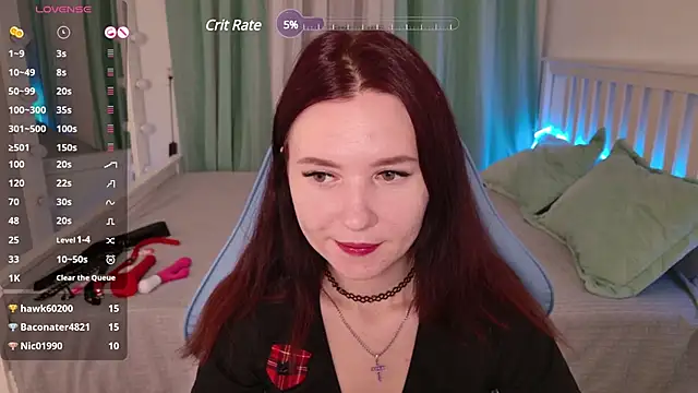 Snapshot of LissMoon chatting on 01.17.25 LissMoon online show from 01.17.25