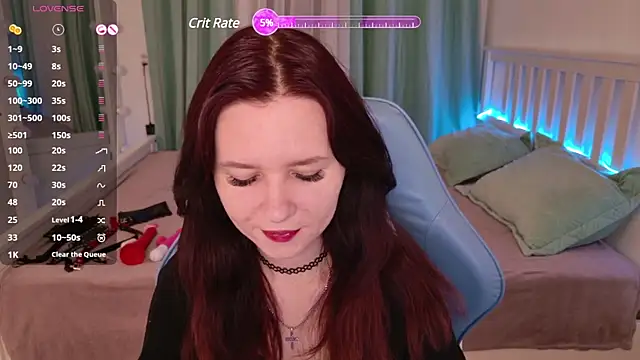 Snapshot of LissMoon chatting on 01.18.25 LissMoon online show from 01.18.25
