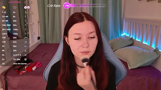 Snapshot of LissMoon chatting on 01.21.25 LissMoon online show from 01.21.25