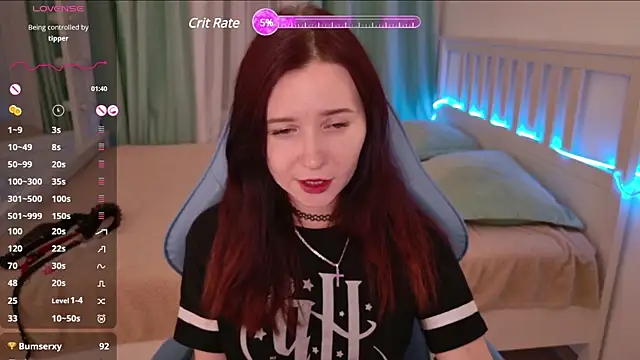 Snapshot of LissMoon chatting on 02.07.25 LissMoon online show from 02.07.25