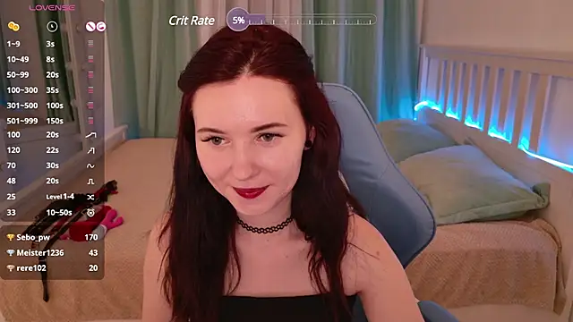 Snapshot of LissMoon chatting on 02.28.25 LissMoon online show from 02.28.25