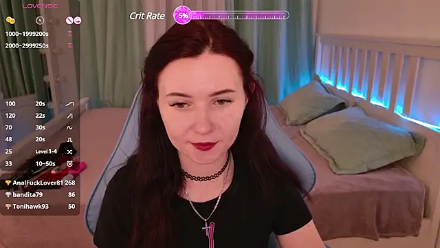 Snapshot of LissMoon chatting on 03.02.25 LissMoon online show from 03.02.25