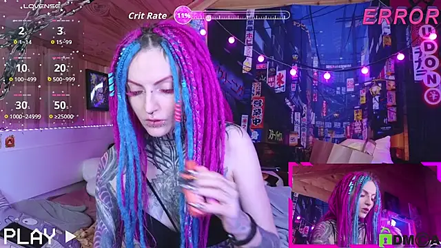 Snapshot of NekoCyber chatting on 09.21.25 NekoCyber online show from 09.21.25