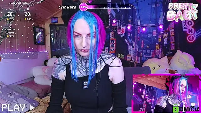 Snapshot of NekoCyber chatting on 10.19.25 NekoCyber online show from 10.19.25