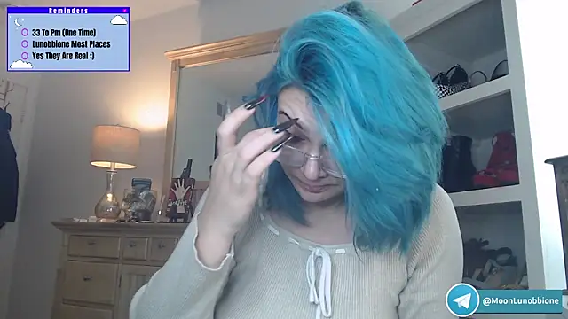 Snapshot of Lunobbione chatting on 03.23.26 Lunobbione online show from 03.23.26
