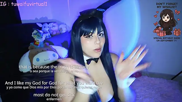 TuWaifuVirtual1 online show from 09.11.25